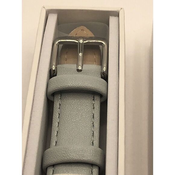 Rumba Smart Watch Band Replacement Light Blue 2 Piece Leather In Box PY17 - Picture 3 of 8